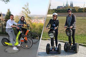 Half-day tour on eScooter & Segway