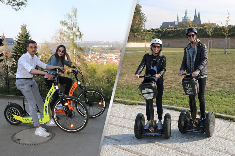 Half-day tour on eScooter & Segway